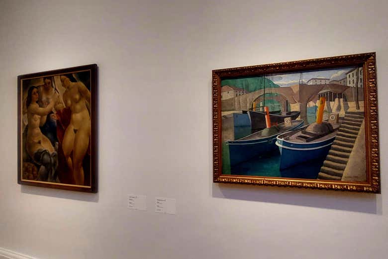Due quadri del museo