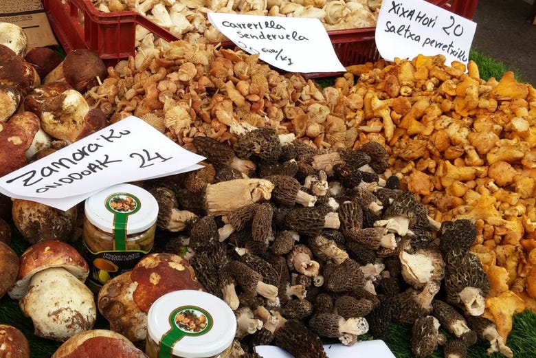 Mercado semanal de Ordizia, en Guipúzcoa