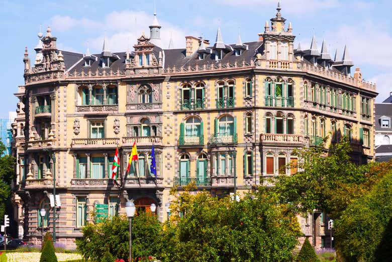 Palacio Chávarri, en la Plaza Moyua de Bilbao
