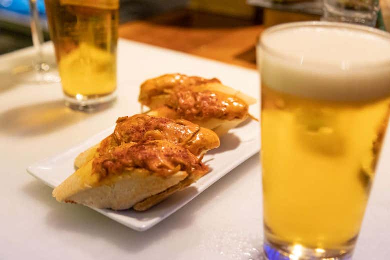 Pintxo en Bilbao
