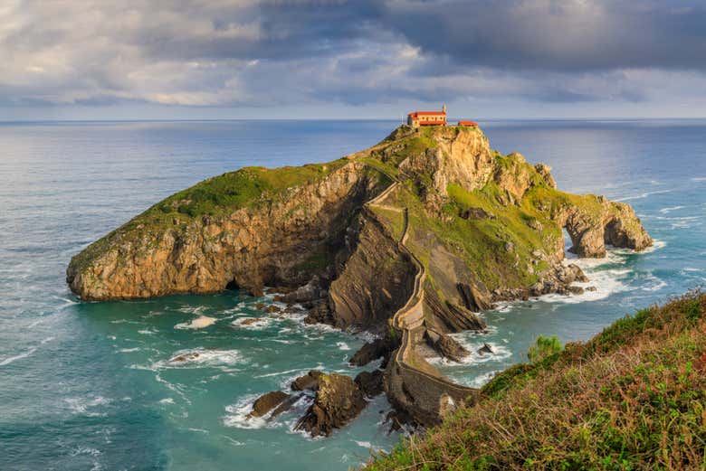 San Juan de Gaztelugatxe dall'alto