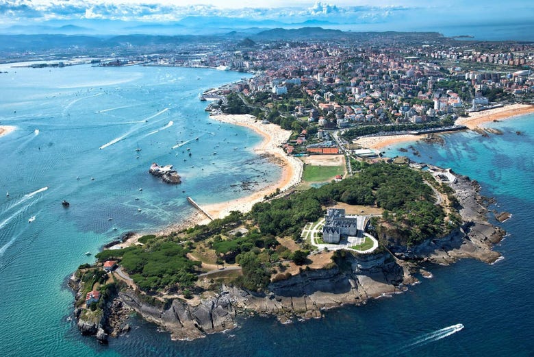 Vista panoramica su Santander
