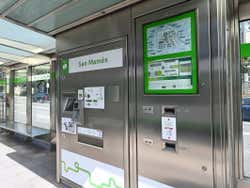 Máquinas de tickets de tranvía