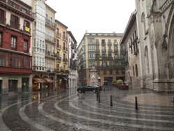 Lluvia en Bilbao