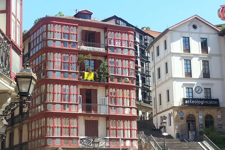 Edificios típicos de Bilbao