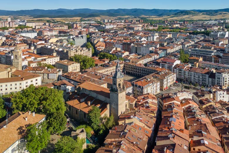 Vistas aéreas de Vitoria