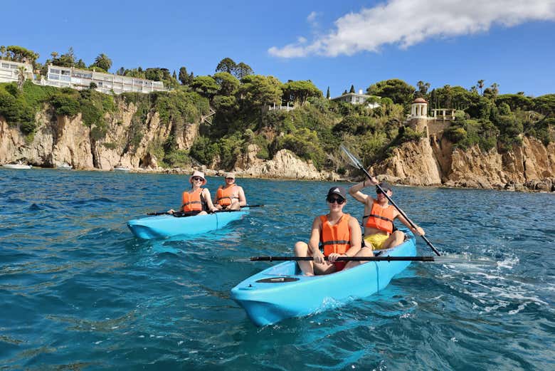 Recorriendo con amigos la costa de Blandes