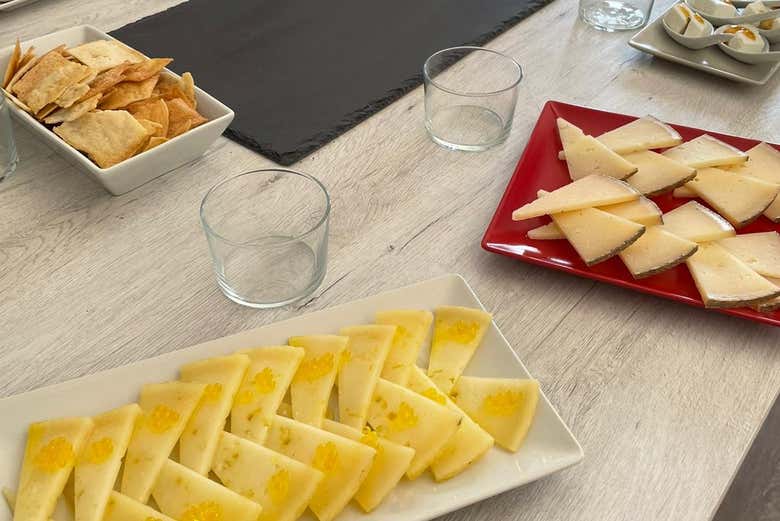 Dégustation de fromages à Bolaños de Calatrava