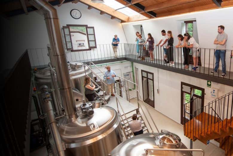 Instalaciones de la fábrica de cerveza Ordum