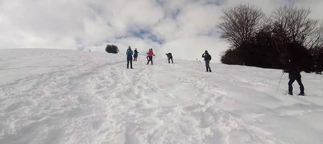 Paseo con raquetas de nieve por Alto Campoo