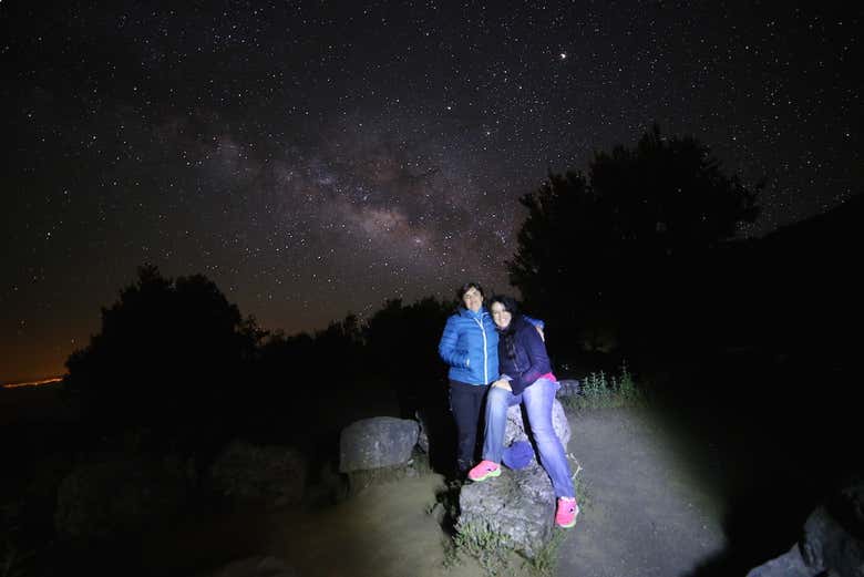 Observación de estrellas en La Palma