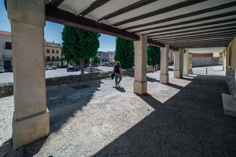 Arcos de la plaza de Brihuega
