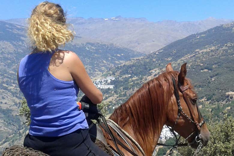 Passeggiata a cavallo a Bubión