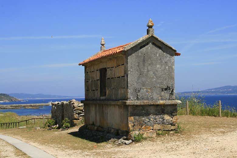 Una casa típica de la isla de Ons