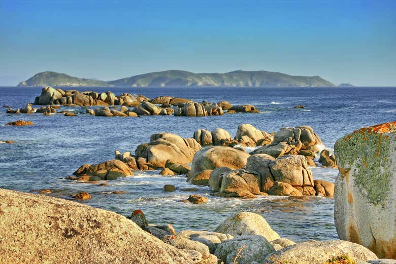 Paisaje de la isla de Ons