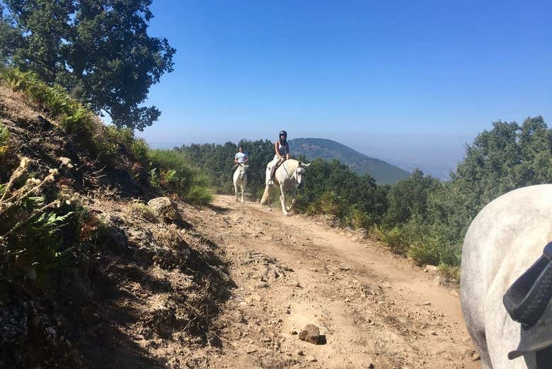 Cavalgando pelo norte da Estremadura