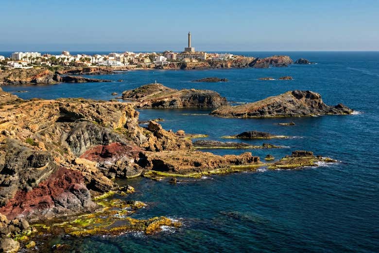 Vistas de Cabo de Palos desde Calblanque