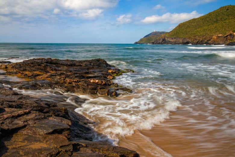 Las aguas transparentes de las calas de Calblanque