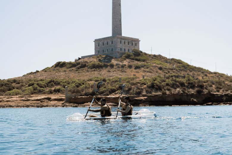 Faro Cabo de Palos al fondo