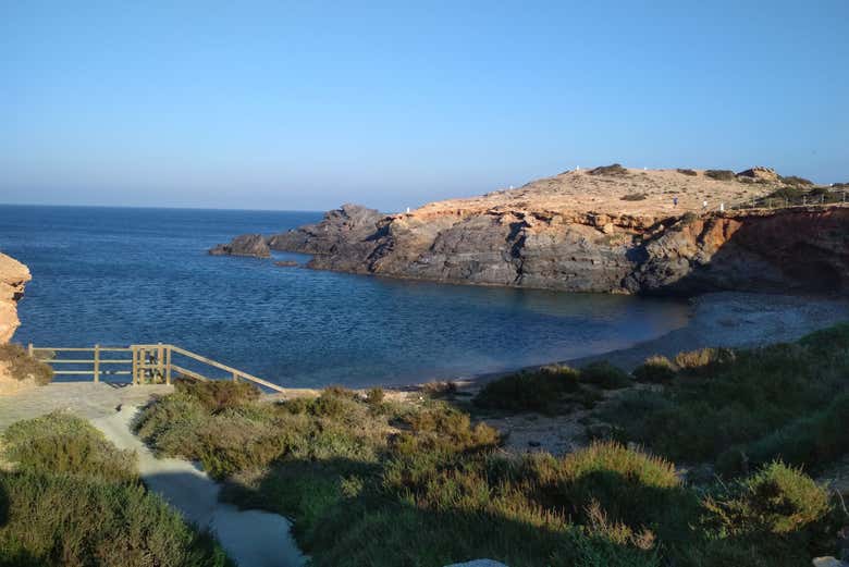 Contemplando la costa dal faro di Cabo de Palos