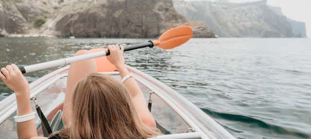 Tour en kayak transparente por Cabo de Palos