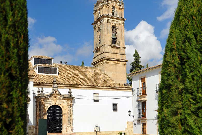 Panorâmica da igreja de la Asunción