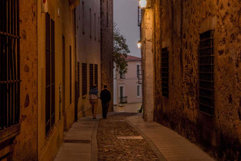 Ruela do centro histórico medieval 