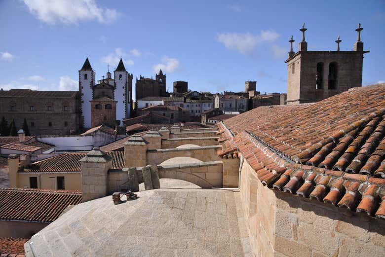 El centro histórico de Cáceres