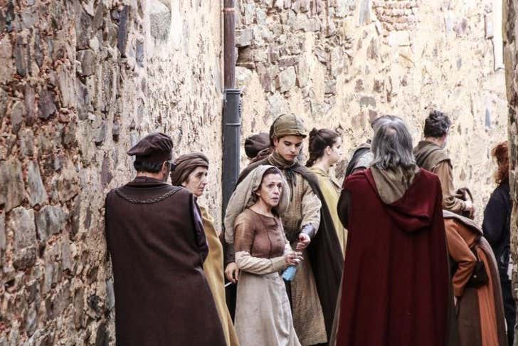 Des figurants de Game of Thrones à Cáceres