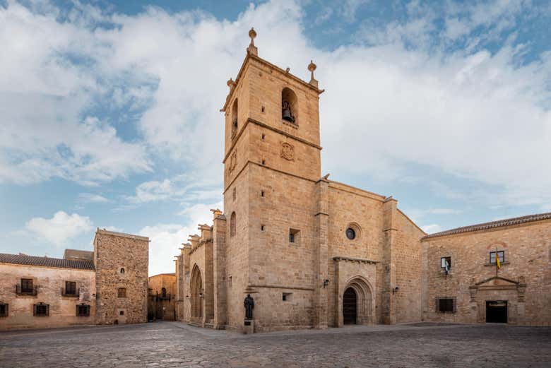 Panorámica de la Concatedral de Santa María de Cáceres