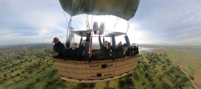 Paseo en globo por Cáceres