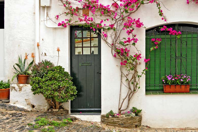 Maisons typiques du centre de Cadaqués