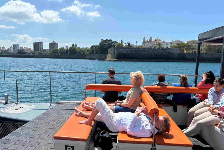 Vistas desde el catamarán