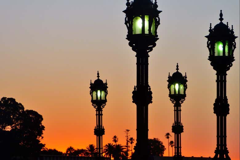 Cae la noche en Cádiz