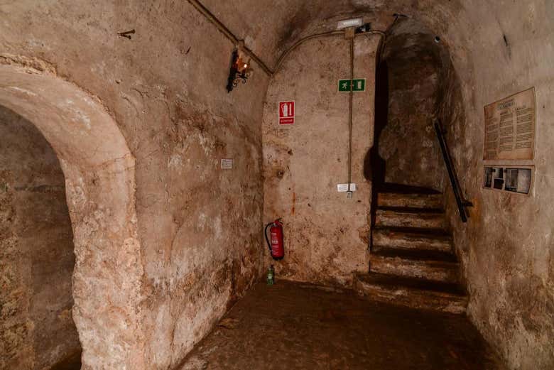 Ingresso delle catacombe del Beaterio
