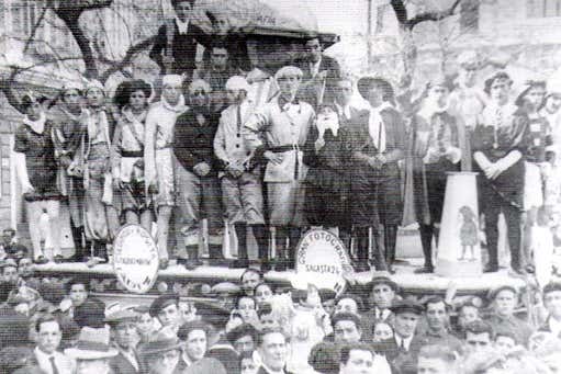 Una foto antigua del Carnaval de Cádiz