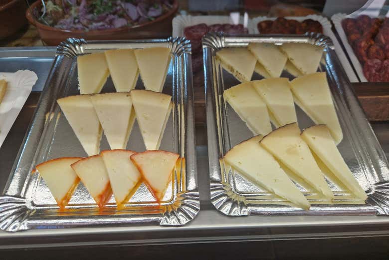 Tapas de queso
