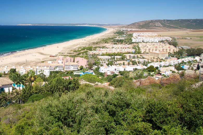Panorámica de la playa de Zahara de los Atunes