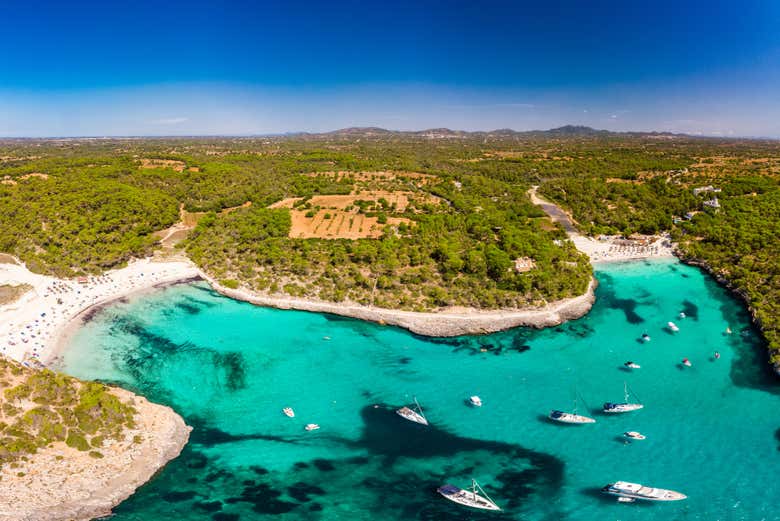 Paisajes de Cala Mondragó