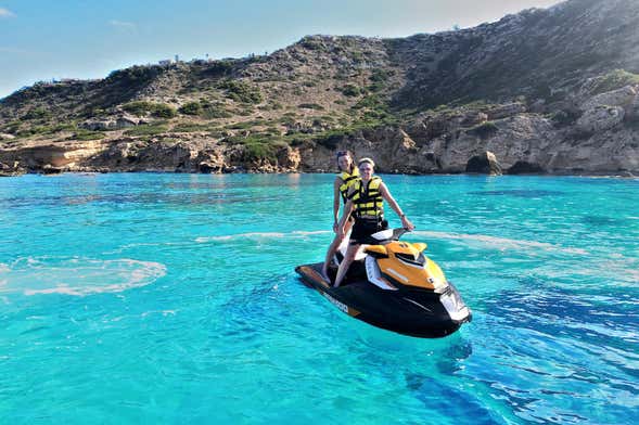 Tour de jet ski por Caló des Moro