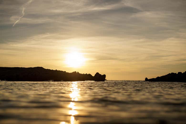 Profitez du coucher de soleil