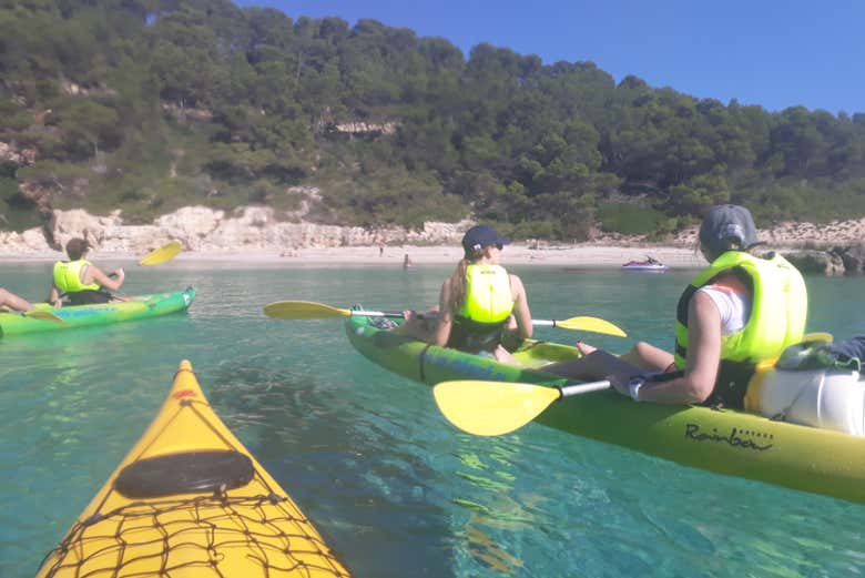 Desfrutando do litoral de Menorca