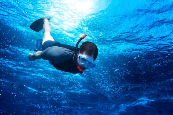 Snorkel em Macarella e Cala Trebalúger