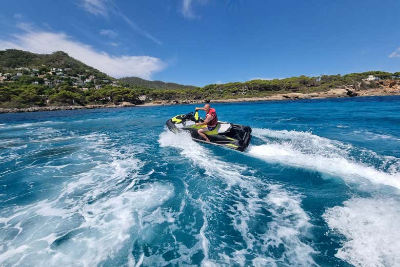 A bordo delle moto d'acqua