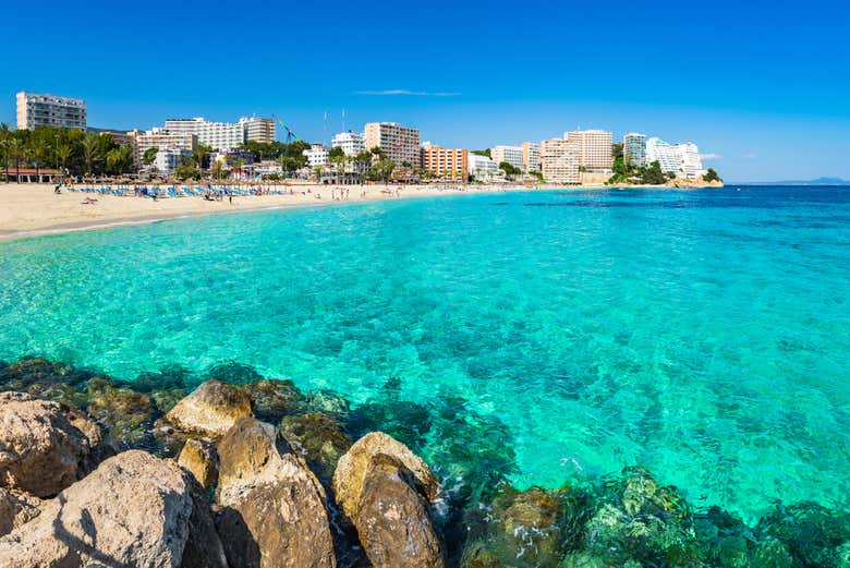 Il mare cristallino di Magaluf
