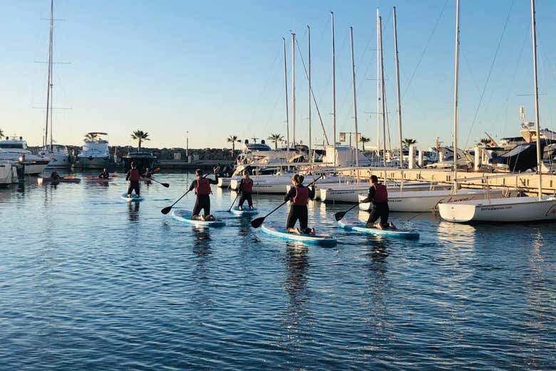 Paddle surf em Calanova