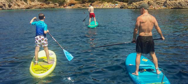Paddle surf en Cala Rajada