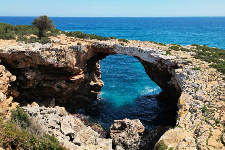 Vista aérea de Cala Varques