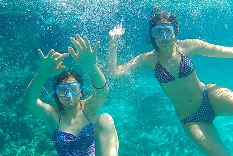 Snorkeling nei fondali del Mediterraneo