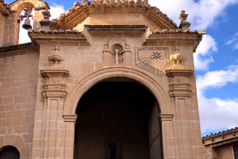 Fachada de um edifício de Calaceite